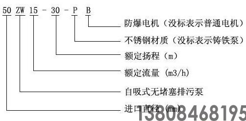 ZW自吸排污泵(圖1)